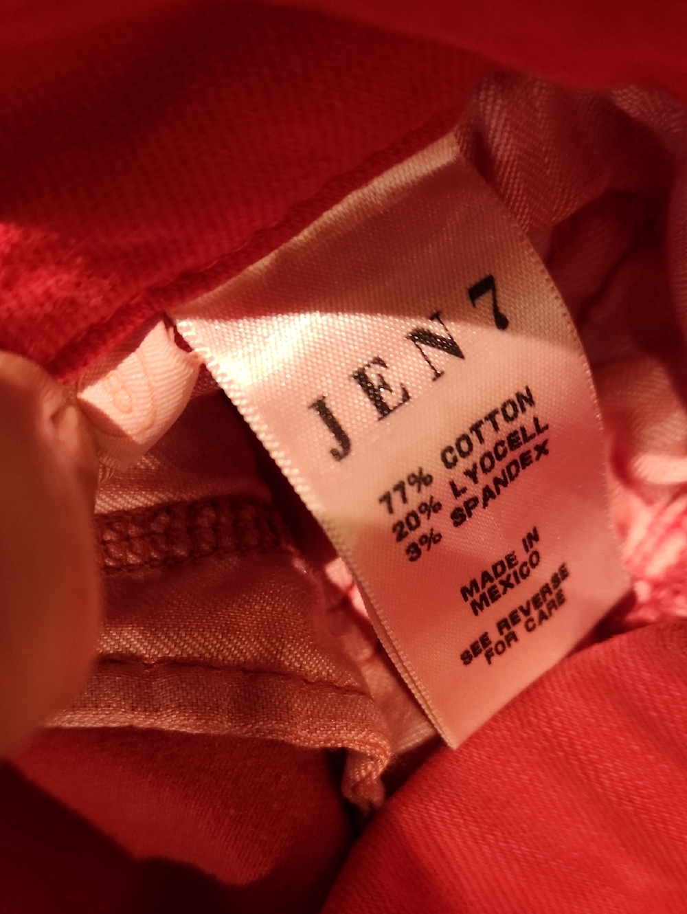 ❤️ 7 FOR ALL MANKIND JEN7 HIGH RISE CROP SKINNY JEANS, 8 (29) - Picture 6 of 9